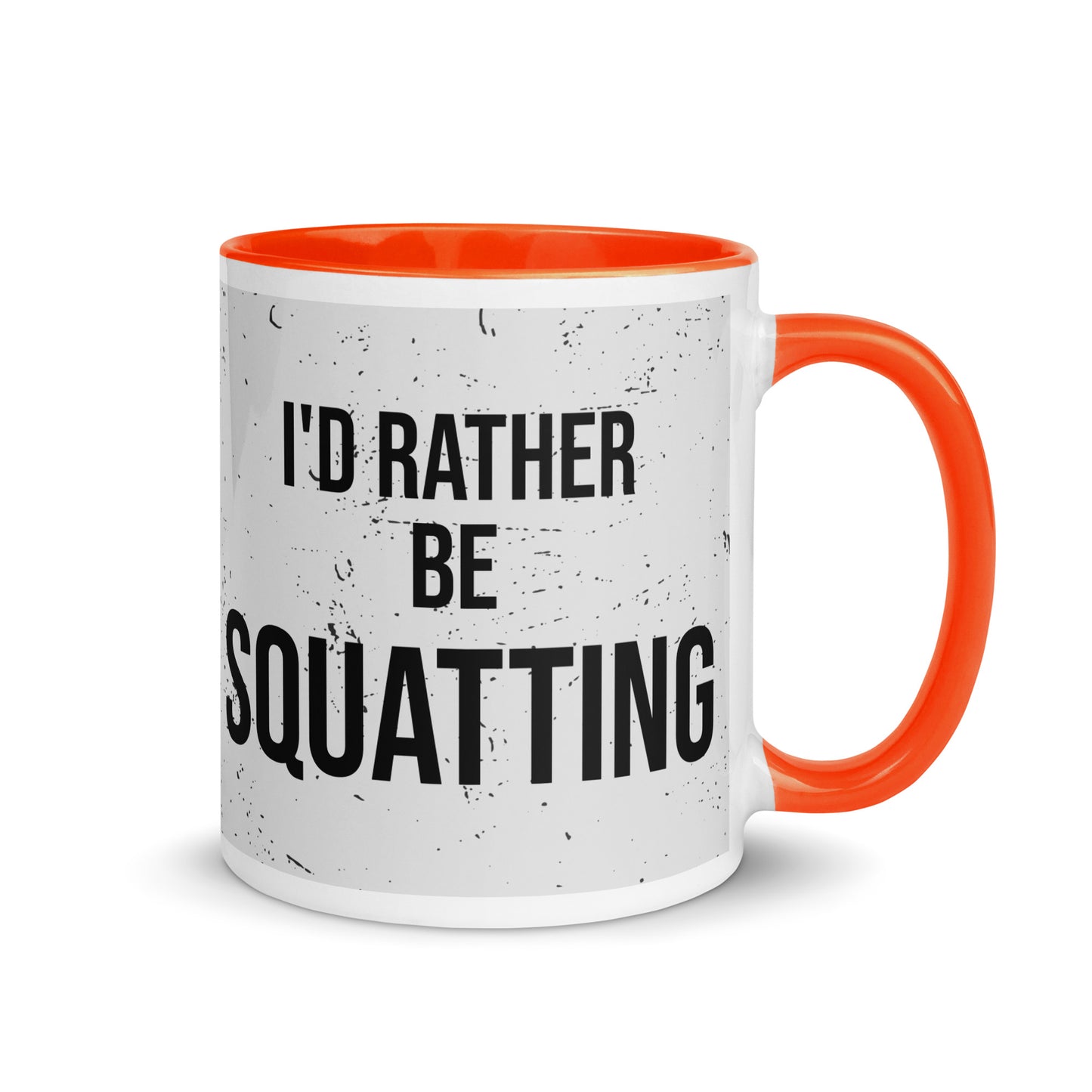 I'd Rather Be Squatting Splatter Print Mug